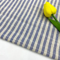 Fine Stripes Cotton Chambray Fabric