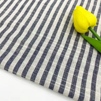 Fine Stripes Cotton Chambray Fabric