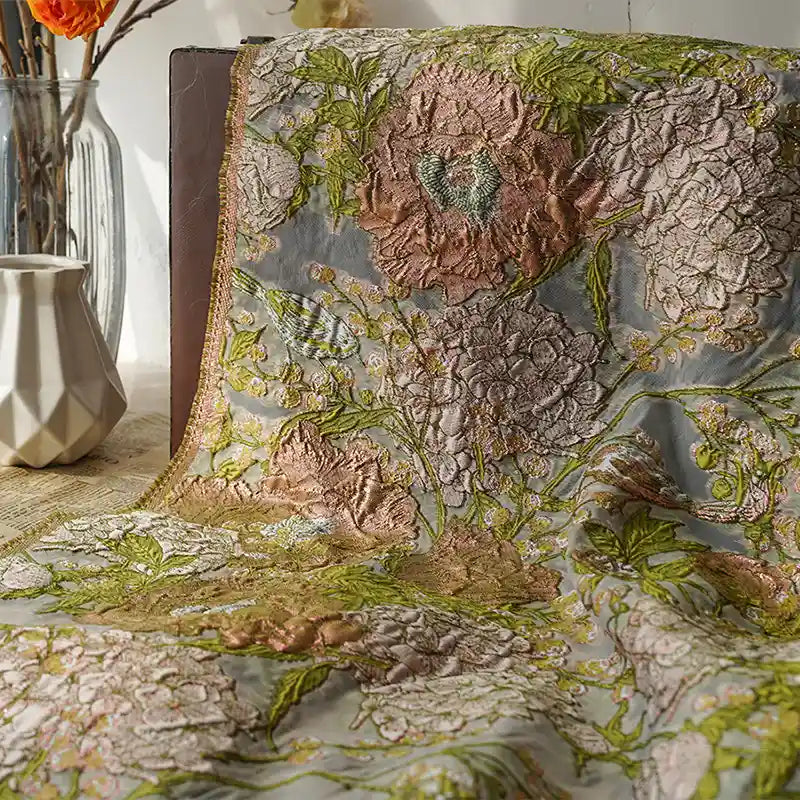 FloralEmbroideredOrganzaFabricByTheYard