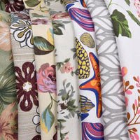 Floral Pattern Canvas Fabric By The Yard