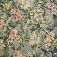 Floral Pattern Canvas Fabric By The Yard