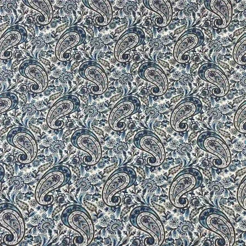 FloralPrintedCottonPaisleyFabricByTheYard