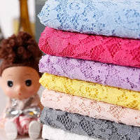 Floral Mesh Fabric By The Yard
