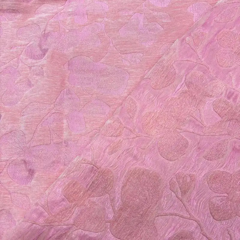 Floral Pattern Chenille Fabric By The Yard