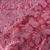 Floral Pattern Chenille Fabric By The Yard