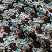 Longan Craft's Floral and Animal Printed Jersey Fabric by the yard is 100% cotton jersey, ideal for dresses. It features a unique print and a soft, slightly textured surface with gentle folds—perfect for stylish clothing projects.
