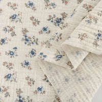 Flower Bubble Double Gauze Fabric By The Yard free shipping