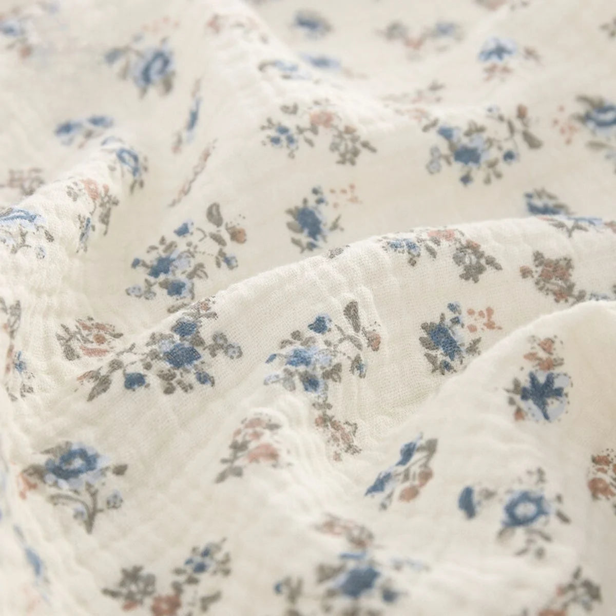 Flower Bubble Double Gauze Fabric By The Yard free shipping