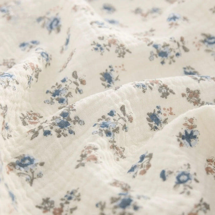 Flower Bubble Double Gauze Fabric By The Yard free shipping