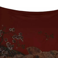 Flower Pattern Ponte Roma Fabric By The Yard