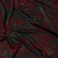Flower Pattern Ponte Roma Fabric By The Yard