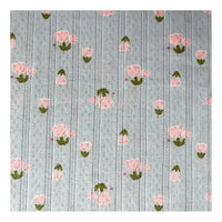 Flower Printed Pointelle Knit Fabric By The Yard