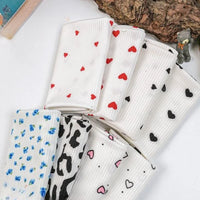 Flower Printed Ribbed Knit Fabric By The Yard