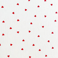 Flower Printed Ribbed Knit Fabric By The Yard