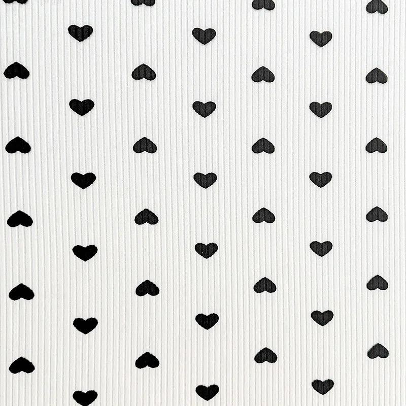 Flower Printed Ribbed Knit Fabric By The Yard