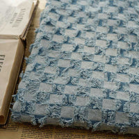 FringedDenimFabricBytheYard