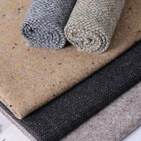 Full Wool Tweed Fabric By The Yard