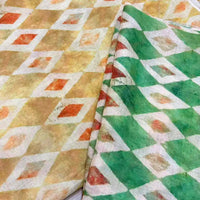 Geometric Printed Ramie Fabric By The Yard