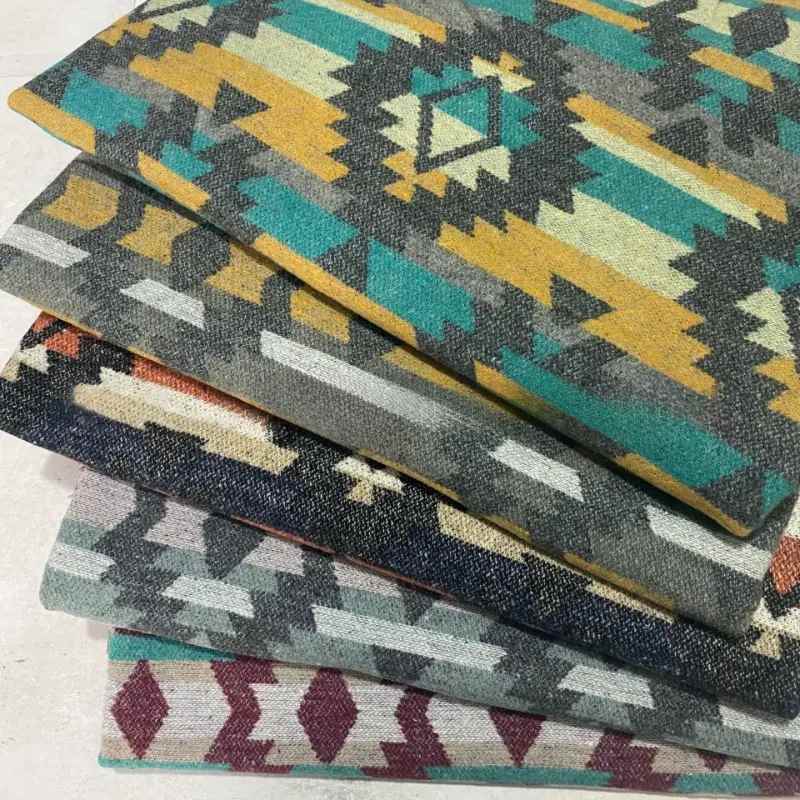 Geometric Western Fabric By The Yard-Longan Craft