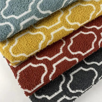 Geometric Chenille Upholstery Fabric By The Yard
