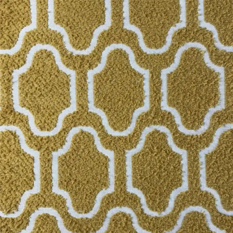 Geometric Chenille Upholstery Fabric By The Yard