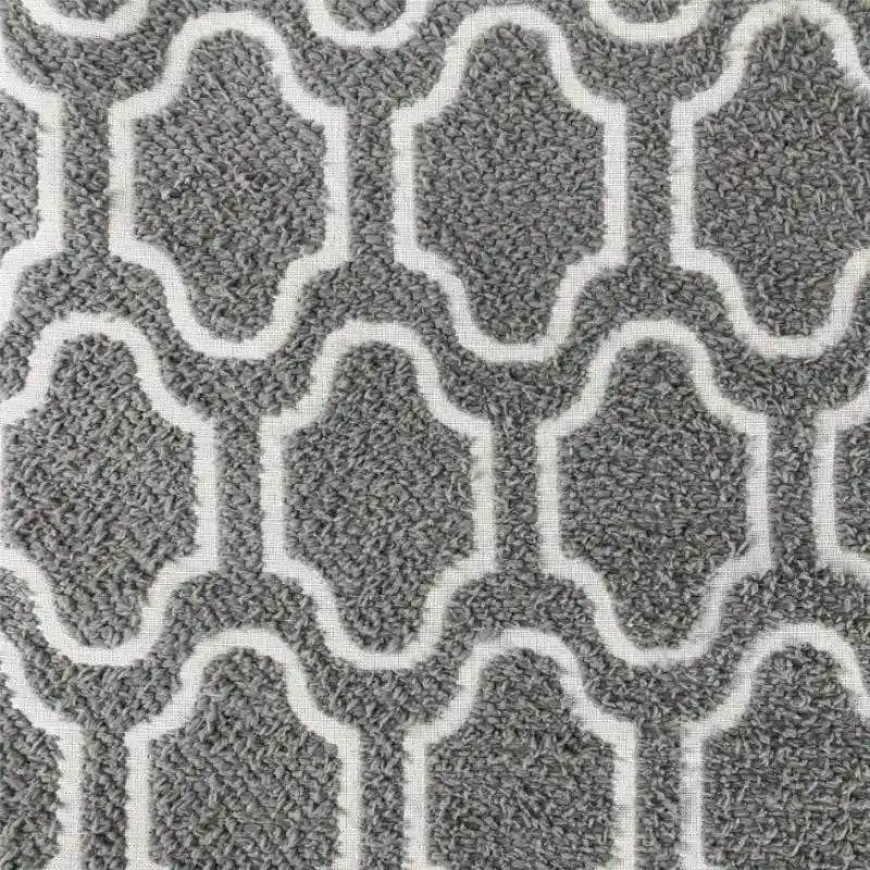 Geometric Chenille Upholstery Fabric By The Yard