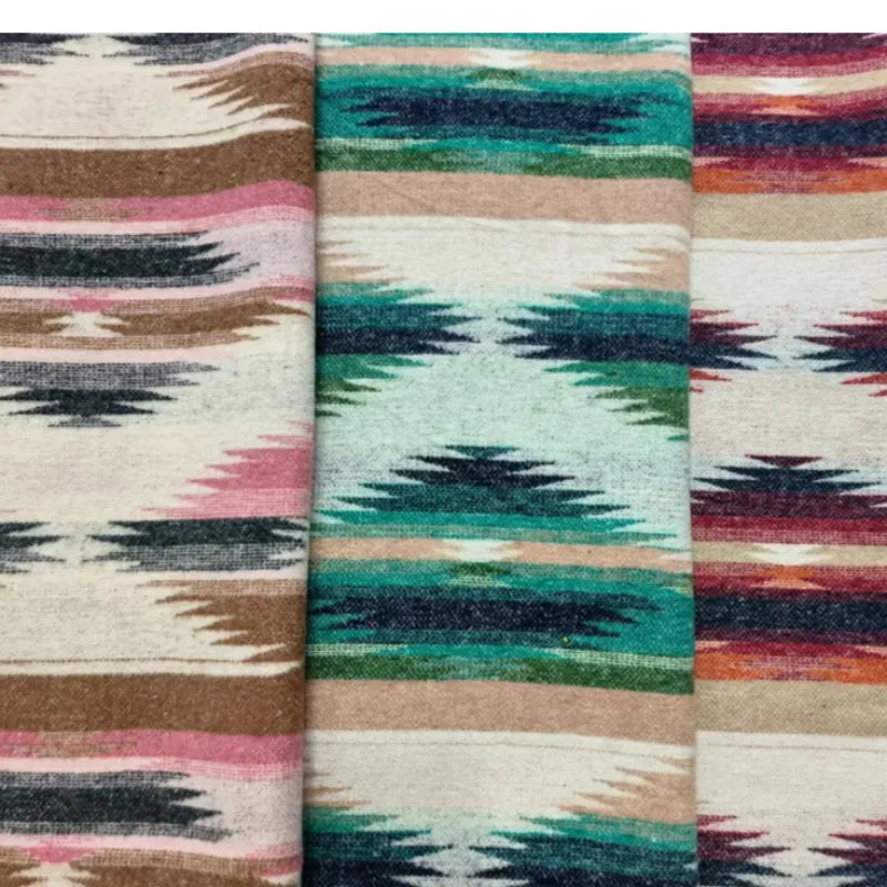 Vintage Western Fabric | Gradient Jacquard Fabric