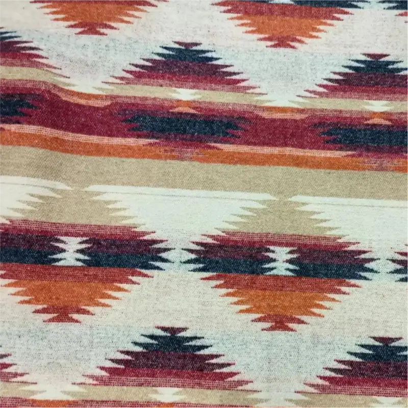 Vintage Western Fabric | Gradient Jacquard Fabric