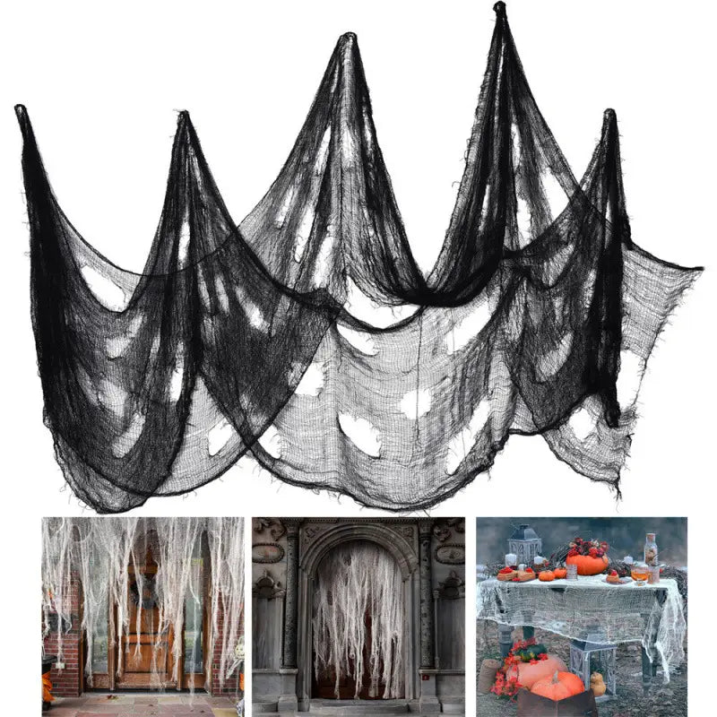 Halloween Gauze Fabric For Festival Decoration