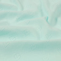 Heart-shaped Jacquard Knit Pointelle Fabric By The Yard