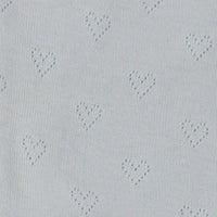 Heart-shaped Jacquard Knit Pointelle Fabric By The Yard