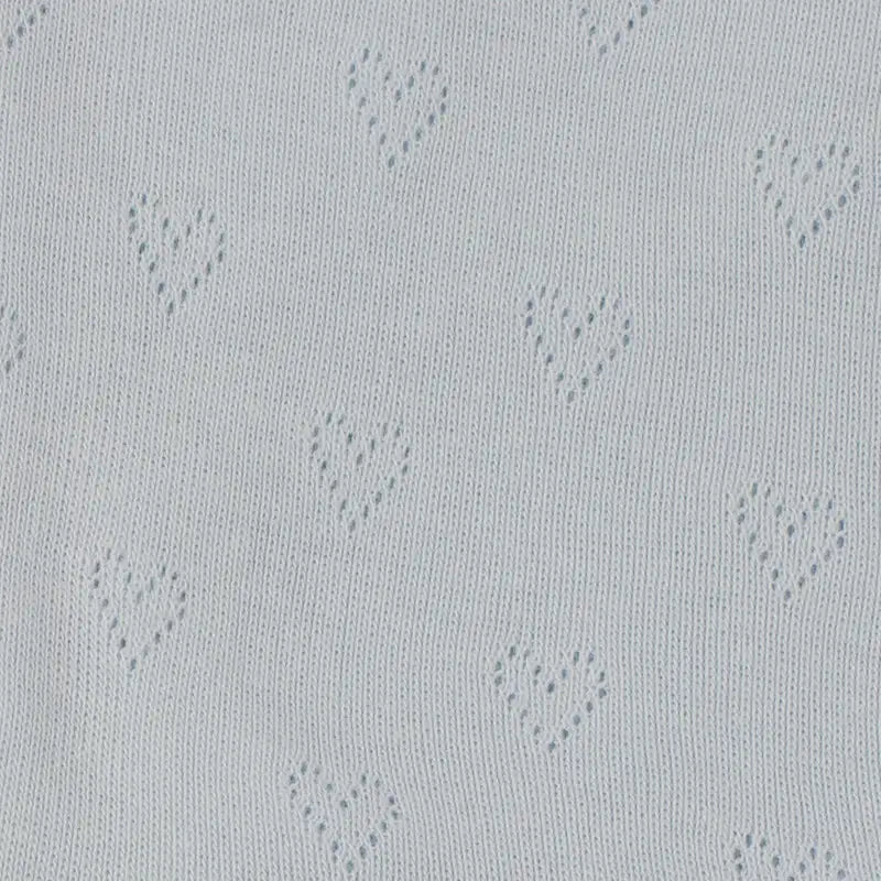 Heart-shaped Jacquard Knit Pointelle Fabric By The Yard