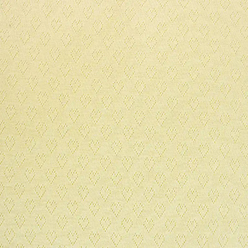 Heart Pointelle Fabric By The Yard