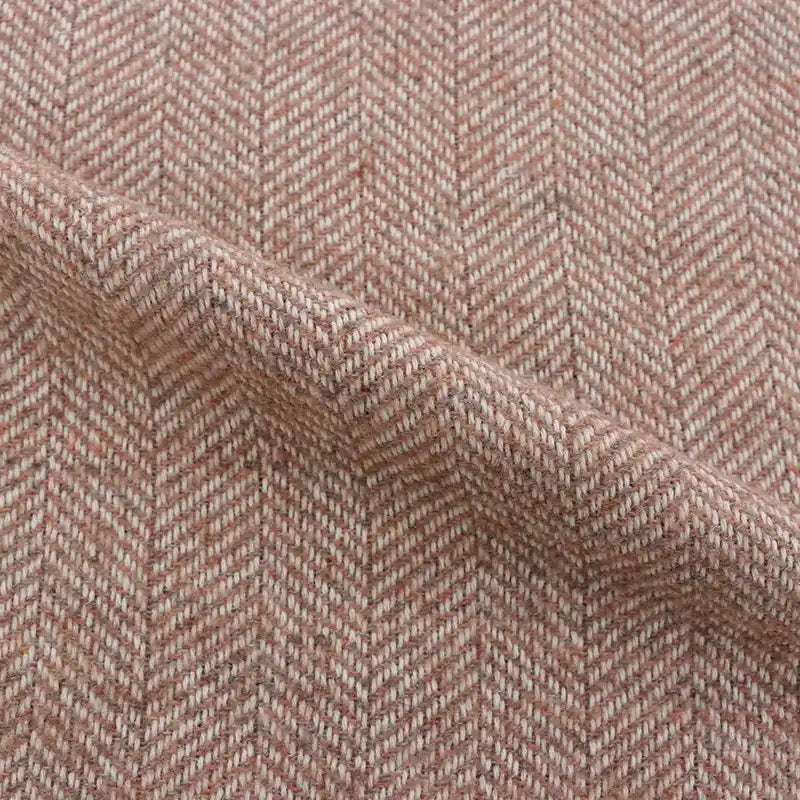 Herringbone Pattern Tweed Fabric By The Yard