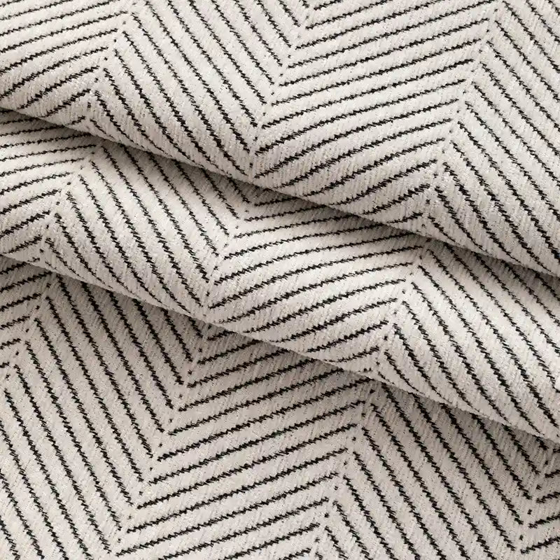 Herringbone Pattern Chenille Fabric By The Yard