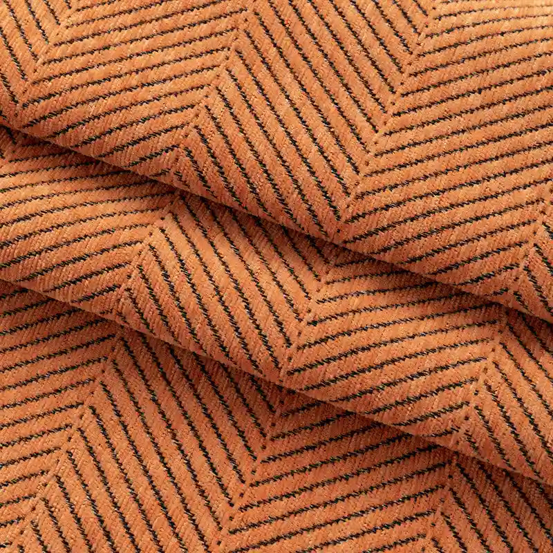 Herringbone Pattern Chenille Fabric By The Yard