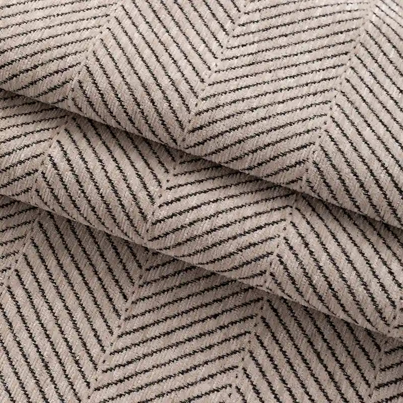 Herringbone Pattern Chenille Fabric By The Yard