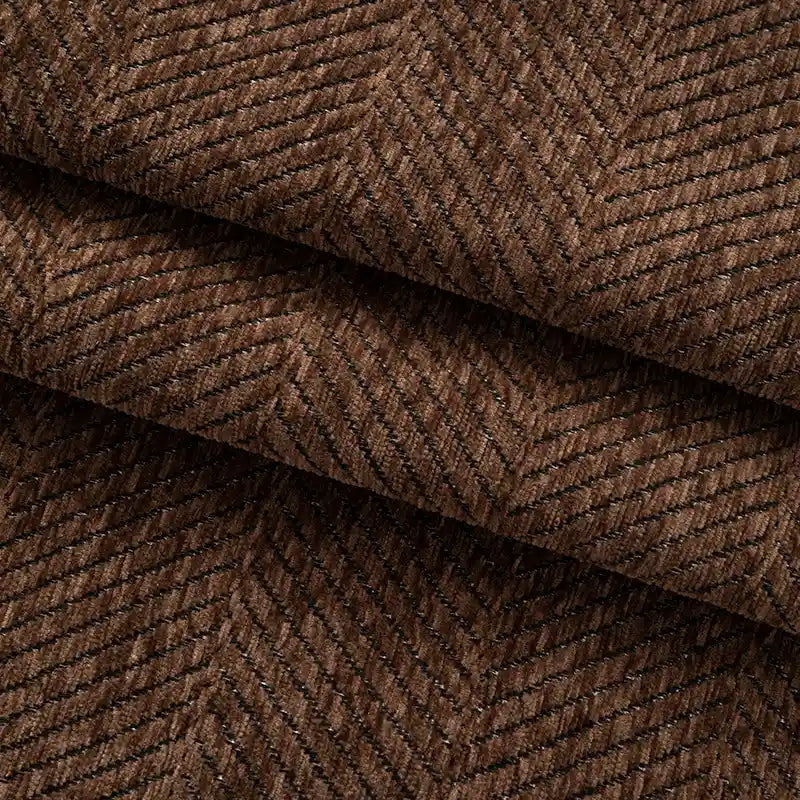 Herringbone Pattern Chenille Fabric By The Yard