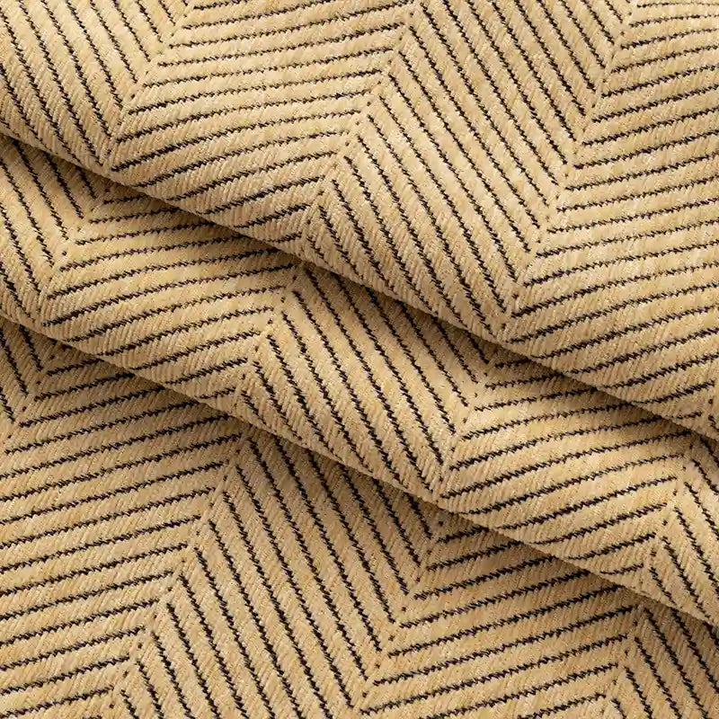 Herringbone Pattern Chenille Fabric By The Yard
