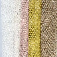 Hollow Vinyl Mesh Fabric By The Yard