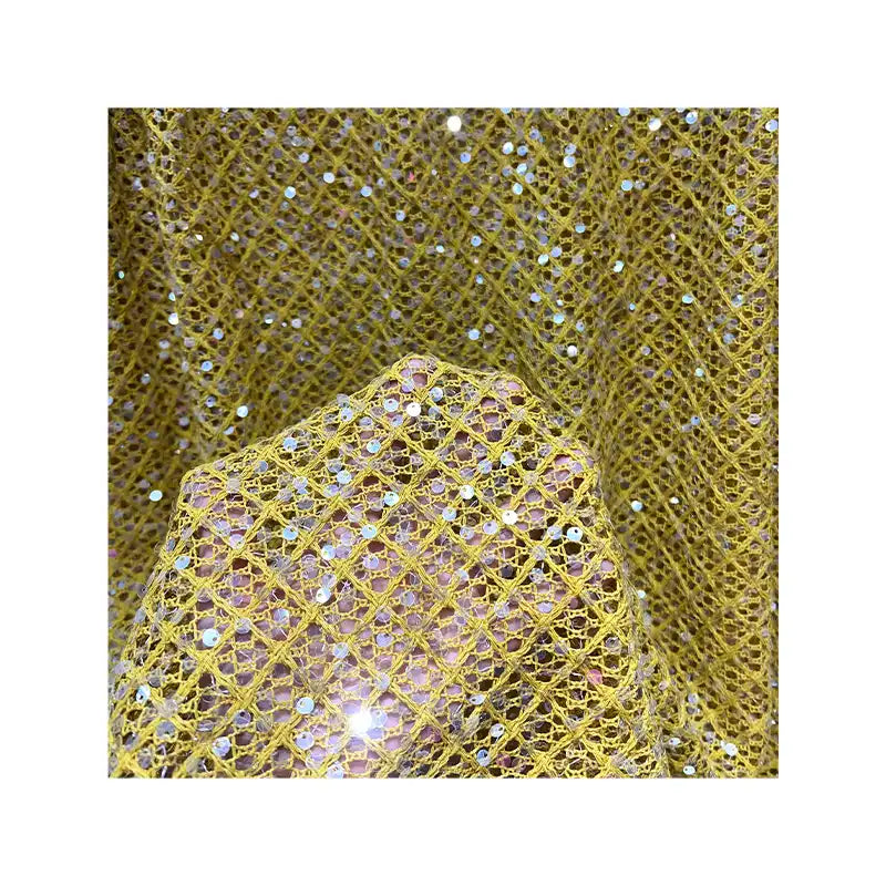 Hollow Vinyl Mesh Fabric By The Yard