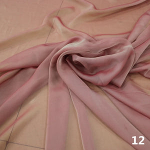 Iridescent Chiffon Sheer Fabric By The Yard-Longan Craft