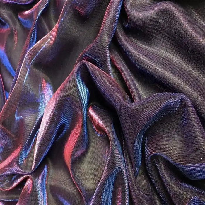 IridescentTwoToneTulleFabricByTheYardShimmerTulleFabricforDress