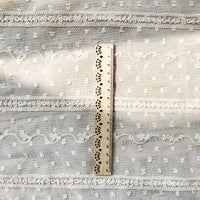 Jacquard Stripe Dot Chiffon Fabric By the Yard