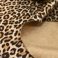 Leopard Print Suede Fabric By The Yard