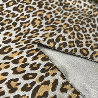 Leopard Print Suede Fabric By The Yard