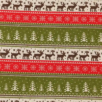 Linen Christmas Material By The Yard
