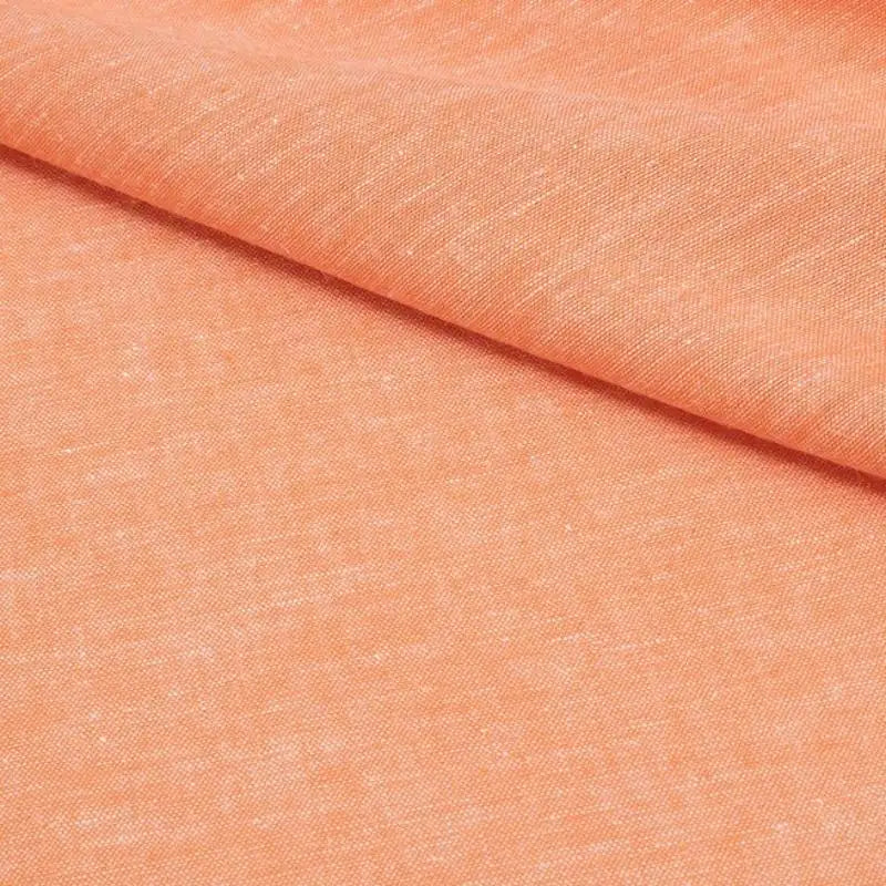 Linen And Cotton Blend Chambray Fabric By The Yard