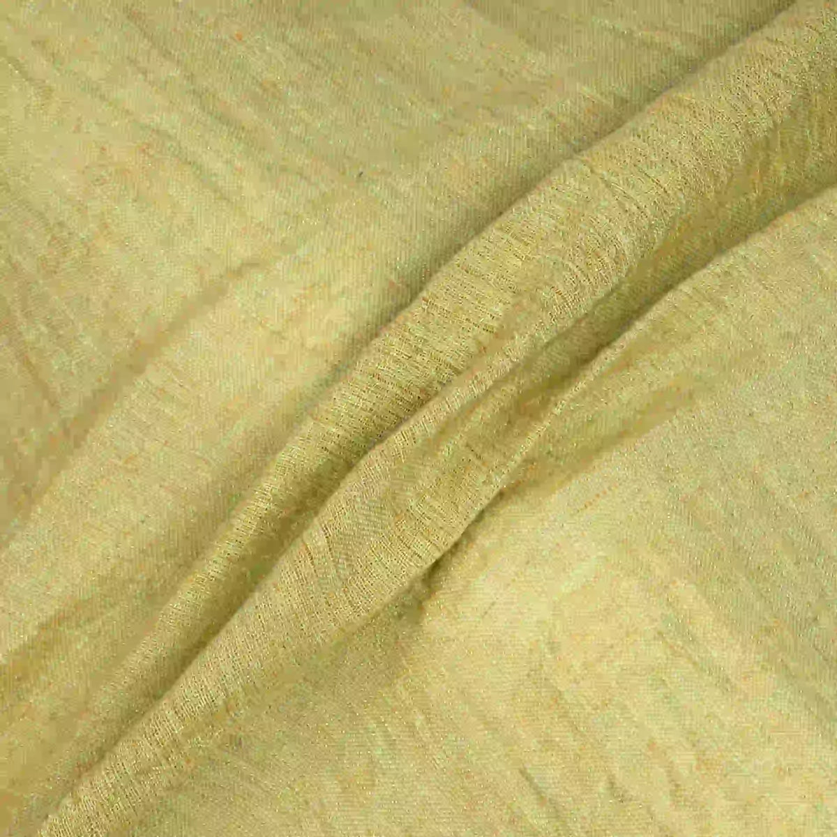 Multicolor heathered crepe fabric by the yard from Longan Craft, crafted from 100% linen with a sandwashed finish, showcases a softly draped texture that creates gentle folds and subtle shadows, highlighting the durable material’s natural and slightly uneven crepe surface—ideal for apparel.