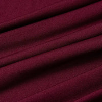 Close-up of Longan Craft Multicolor Polyester Jersey Fabric By The Yard shows smooth, wrinkle-resistant texture with neat creases; this stretchable elastane jersey fabric is ideal for dresses and apparel projects.